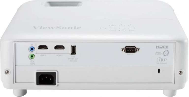 ViewSonic PX701HDH Projektor (DLP, 1920x1080, 3500lm, 3D-ready, 16ms Input Lag, 2x HDMI 1.4, VGA, USB-A, 10W-LS, 31dB)