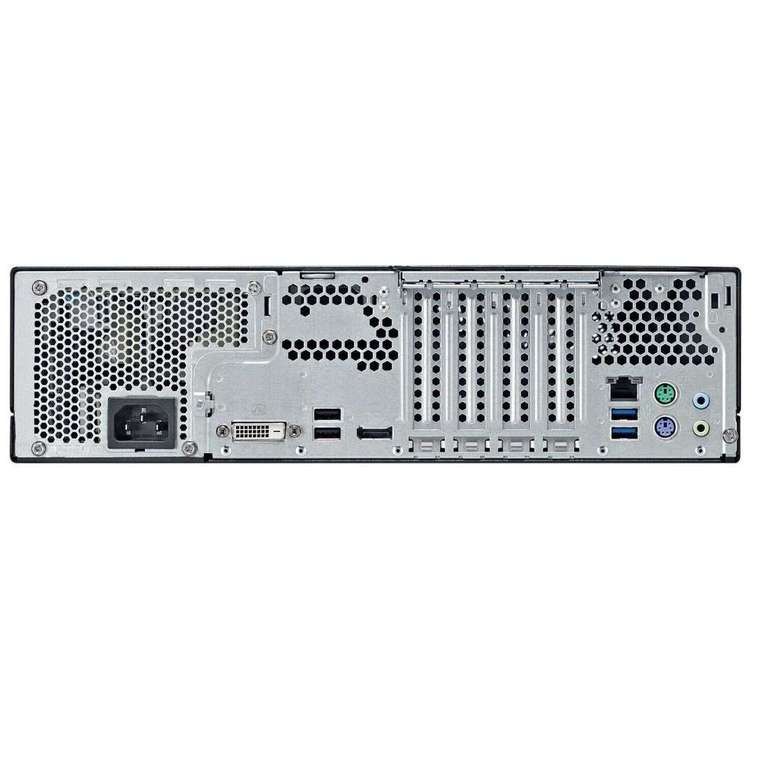 [Gebraucht] Fujitsu Esprimo D556 SFF PC (i5-6600, 8/250GB, aufrüstbar, DP, DVI, 4x USB-A 3.0 & 4x 2.0, Win10 Pro, 332x338x89)