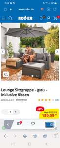 Balkon/Garten Lounge Set
