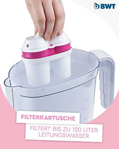 BWT Vida 2,6 L Wasserfilter weiß mit Kartusche für 7,99€ (Amazon Prime)