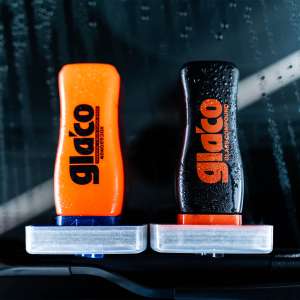 Soft 99 Produktbundle zur Autoscheibenversiegelung aus Glaco DX + Glaco Glass Compound Roll On, "unsichtbarer Scheibenwischer"