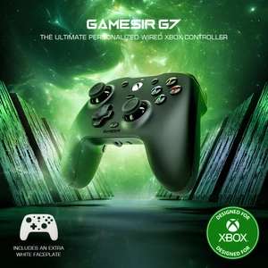 GameSir G7 Wired Controller for Xbox (USB-C, mechanische Buttons, programmierbar, 2 Faceplates, 3m Kabel) | alternativ G7 SE für 38,60€