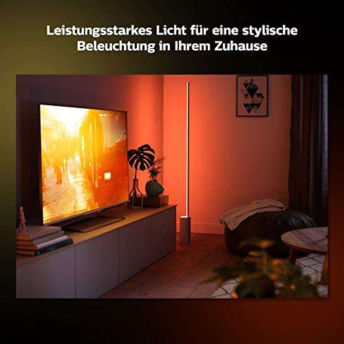 [PRIME] Philips Hue White & Col. Amb. LED Stehleuchte Signe in silber