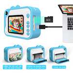 [Amazon.de] Nochmal günstiger: Uleway Kinder Sofortbildkamera mit MP3-Player und Games, ‎12 MP Print 1080P 2,4" Bildschirm mit 32GB für 40€