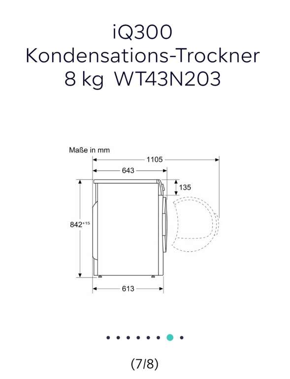 Siemens Trockner | WT43N203 mydealz