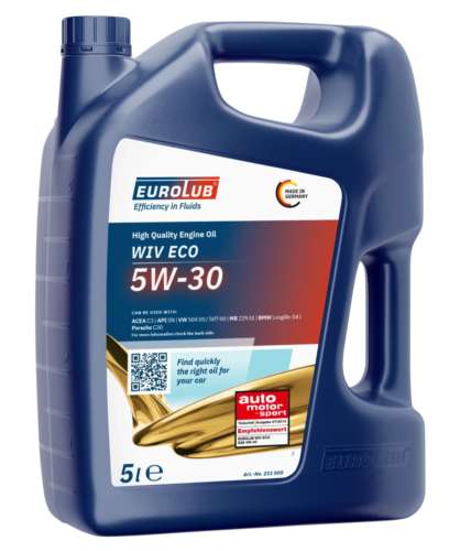 Eurolub WIV Eco 5W-30 Motoröl 5 Liter Kanister