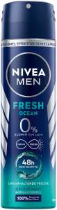 (PRIME) NIVEA MEN Fresh Ocean Deo Spray (150 ml), Deo ohne Aluminium (ACH) mit 48h Schutz