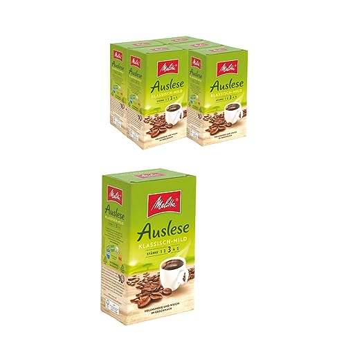 Melitta Auslese Klassisch-Mild Filter-Kaffee 6 x 500g (Prime, Sparabo)