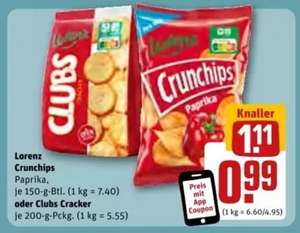 [scondoo & REWE App] Crunchips Sour Cream für 49 Cent