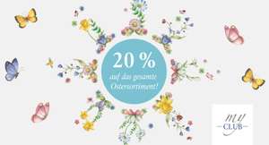 Villeroy & Boch: 20% auf Oster-Geschirr + Hasen-Deko