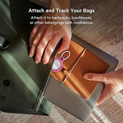 Belkin AirTag Hülle mit Schlüsselanhänger - 2er-Pack (und 1er), Schwarz (Amazon Prime)
