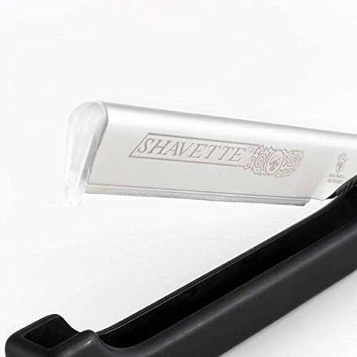 DOVO Shavette Rasiermesser mit Kunststoffgriff & Aluminium Kopf