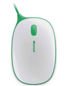 Microsoft Express Mouse Kabelgebunden, BlueTrack-Technologie, Farbe: grün/weiß