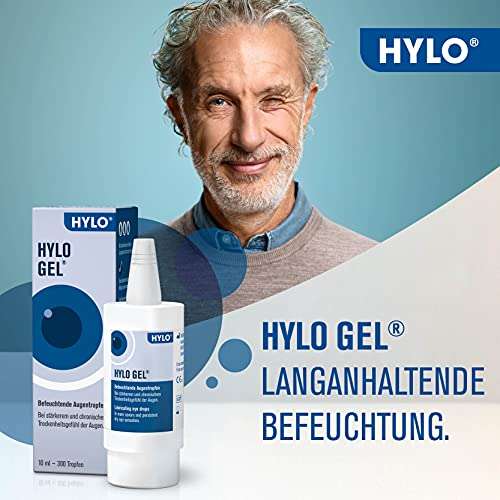 [Amazon Prime] HYLO GEL Augentropfen, Doppelpackung 2x 10 ml
