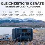 BLUETTI EB70 716WH/1000W Tragbare Powerstation Solargenerator für Camping Outdoor Trip für 395€