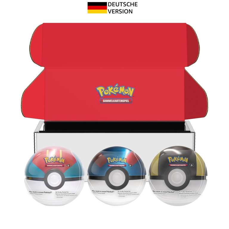Pokémon-Sammelkartenspiel: Tin-Box-Bundle Pokéball