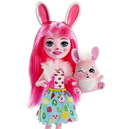 [Prime]Enchantimals FXM73 - Bree Bunny Puppe & Twist Figur, Puppe (15cm)