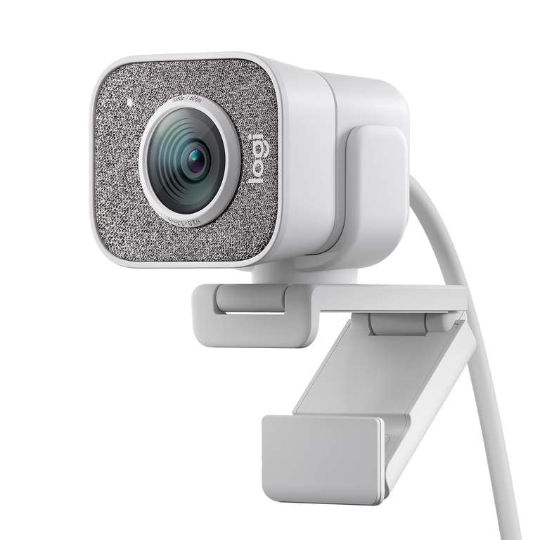 Logitech Streamcam Webcam für Live Streaming und Inhaltserstellung, Vertikales Video in FHD USB-C, für YouTube, Gaming Twitch, PC/Mac - Weiß