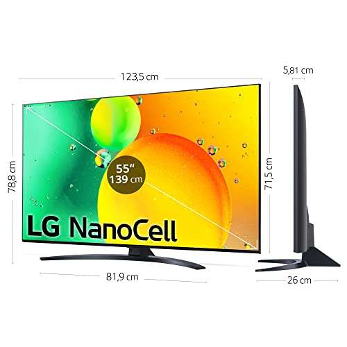 LG 55NANO766QA UHD 4K TV 139cm