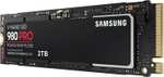 Samsung Festplatte 980 Pro MZ-V8P2T0BW, M.2 2280, intern, M.2 / NVMe PCIe 4.0, 2TB SSD