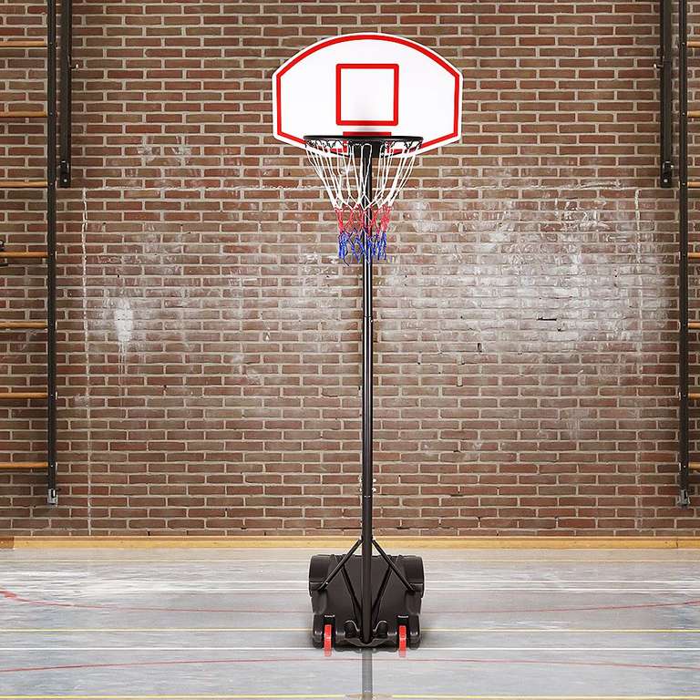 Basketballkorb höhenverstellbar 179-209cm (52,95€) oder 257-305cm (113,95€) mit Rollen