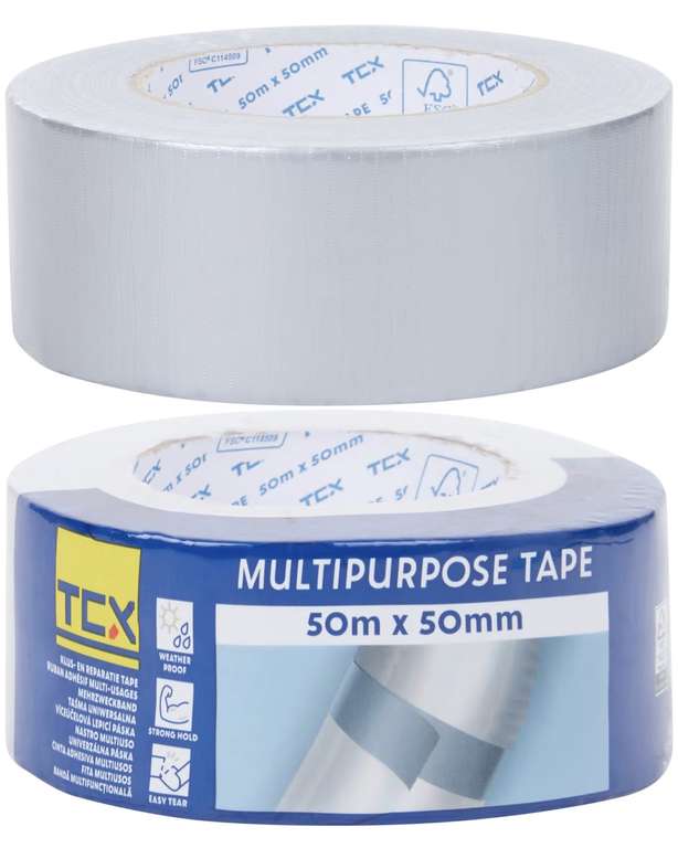 TCX Mehrzweck-Klebeband 50m x 50mm DUCT Tape bei ACTION