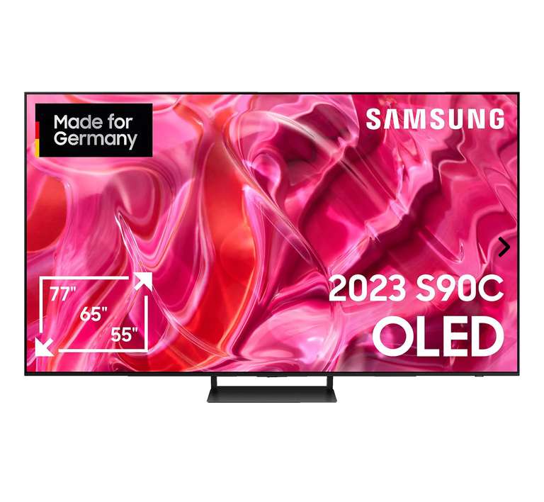 SAMSUNG GQ65S90CAT OLED TV (Flat, 65 Zoll / 163 cm, OLED 4K, SMART TV, Tizen) +300€ Coupon