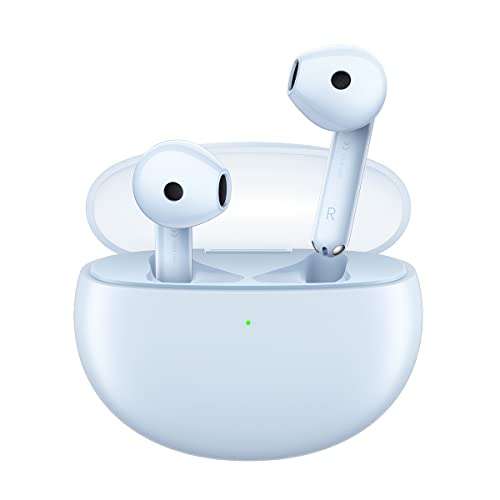 OPPO Enco Air2- Kabellose Kopfhörer, Bluetooth 5.2, Geräuschunterdrückung, Kabelloses Aufladen, Blau