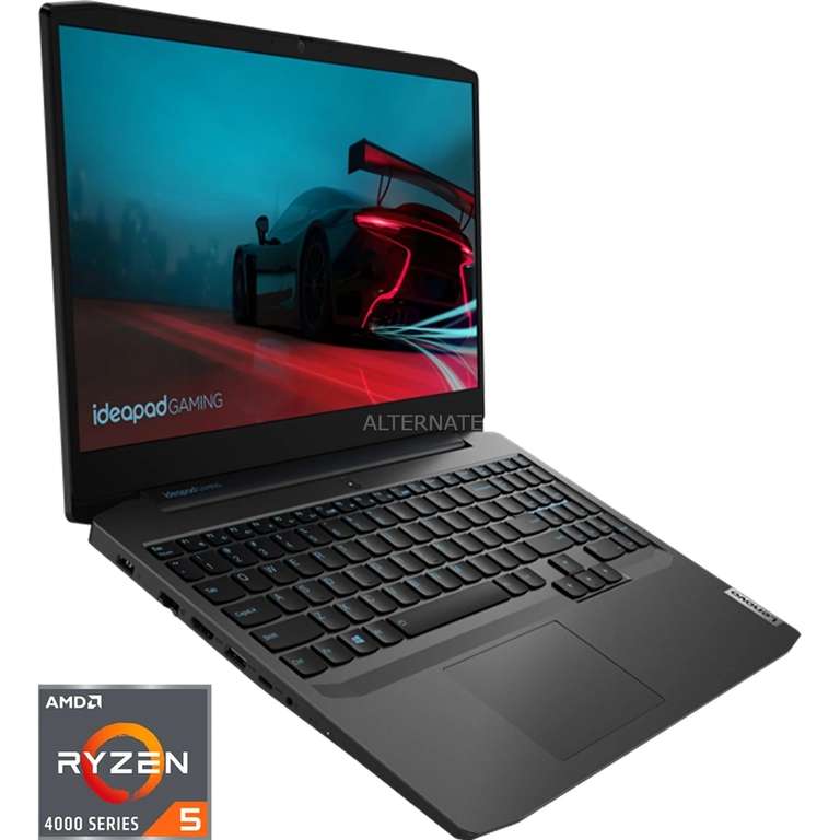 Lenovo IdeaPad Gaming 3 15ARH05 (82EY00UDGE), Gaming-Notebook AMD Ryzen 5 4600H / GTX 1650 Ti