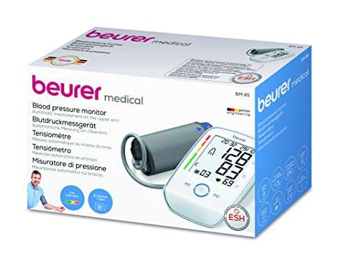[Prime] Beurer BM 45 Oberarm Blutdruckmessgerät, weiß