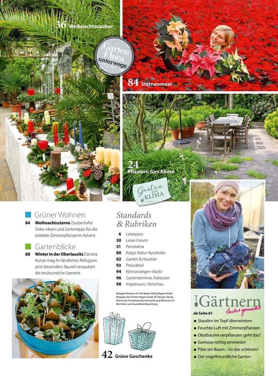 GartenFlora Abo (12 Ausg.) für 49,60€ + 50€ BestChoice/ 55€ Otto | Mein schöner Garten Abo (12. Ausg.) für 49,60€ + 40 € BC + 1 Gratismonat