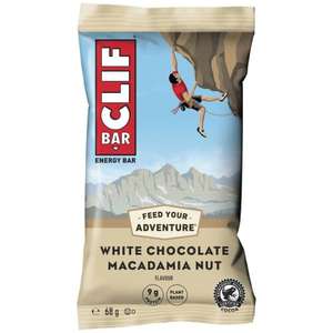 CLIF BAR Energieriegel Weiße Schokolade Macadamian Nut 48 x 68g (83 Cent je Riegel)
