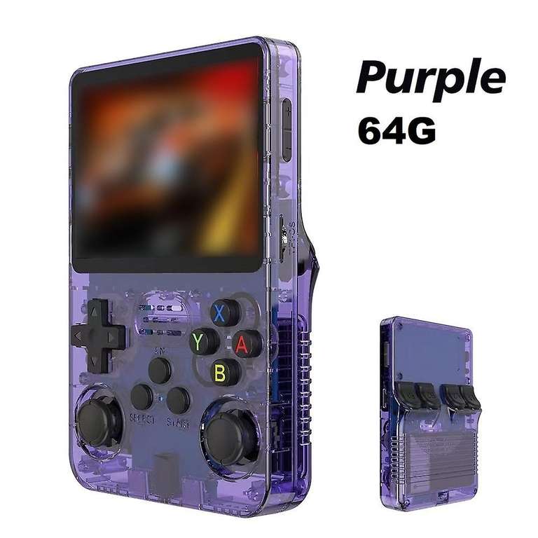 R36S Retro Handheld (64 GB) -- Emuliert: SNES, NES, Game Boy, N64, NDS, Playstation 1, Mega Drive, Dreamcast, Neo Geo, PC-Engine