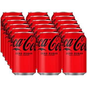 Aldi Nord: 18 Dosen mit 0,33lCoca-Cola "Zero", Dosenpreis: etwas über 36Cent, ab 23.05.22, Literpreis: 1,09€