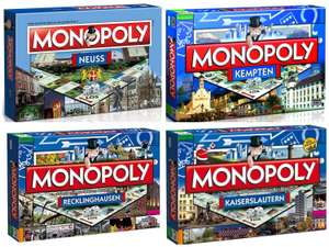 [Prime] Monopoly City Edition | Neuss 13,73€ | Recklinghausen 15,13€ | Kempten 15,44€ | Kaiserslautern 19,25€ | Brettspiel