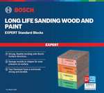 4 x Bosch Professional Expert S471 Schleifschwamm Standard Block, 69 x 97 x 26 mm, superfein (60 Cent je Stück) (Prime)
