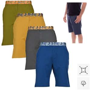 Skratta - KJELL kurze Hosen Herren | 5 Farben, Gr. S-XXL, Stretch Shorts mit elastischem Bund, (98% Bio Baumwolle, 2% Elasthan)