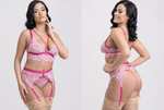 Lovehoney Tiger Lily Pink Lace Bra Set one size für 12,95 € + zzgl. Versand