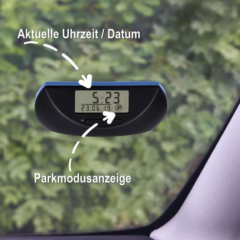 Needit Park Mini blau| Parkuhr mit Zulassung vom Kraftfahrt-Bundesamt | Spart Zeit und Geld Dank automatischer Aktivierung