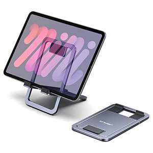 Aluminium Verstellbarer Tablet Halterung für Tisch Kompatibel mit iPad Mini/Air/Pro [JS Digital DE]