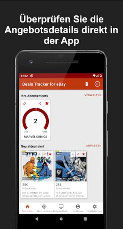 Deals Tracker PRO [Android, Tools, eBay Preisüberwachung][Google Play Store]