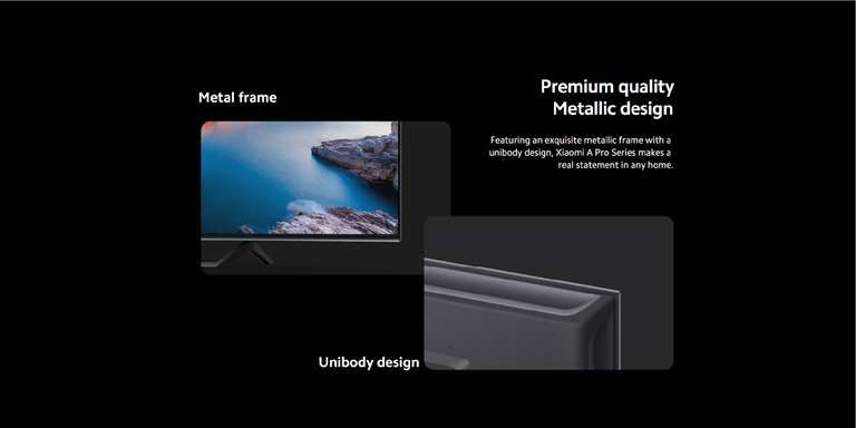 Xiaomi TV A Pro 55 Fernseher (55", UHD, 60Hz, 3x HDMI 2.0, eARC, Google TV)