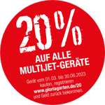 Gloria MultiJet V18/V36/V230 | 20% Cashback-Aktion | 01.03.-30.06.23 | Online & Lokal