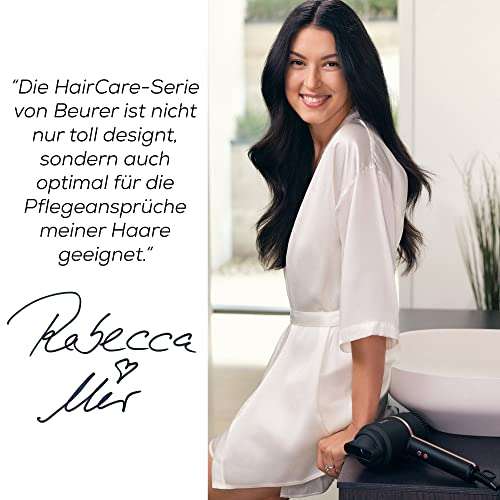 Beurer HC 35 Haartrockner, kompakter Föhn mit Ionenfunktion für glänzendes & geschmeidiges Haar