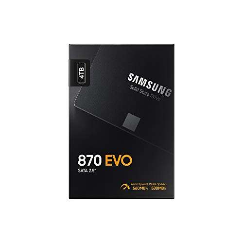 [Amazon] Samsung 870 EVO 4TB SATA III 2.5 Zoll SSD (MZ-77E4T0B/EU)