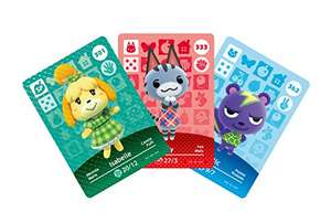 amiibo Karten Animal Crossing verschiedene Series (3 Stück)