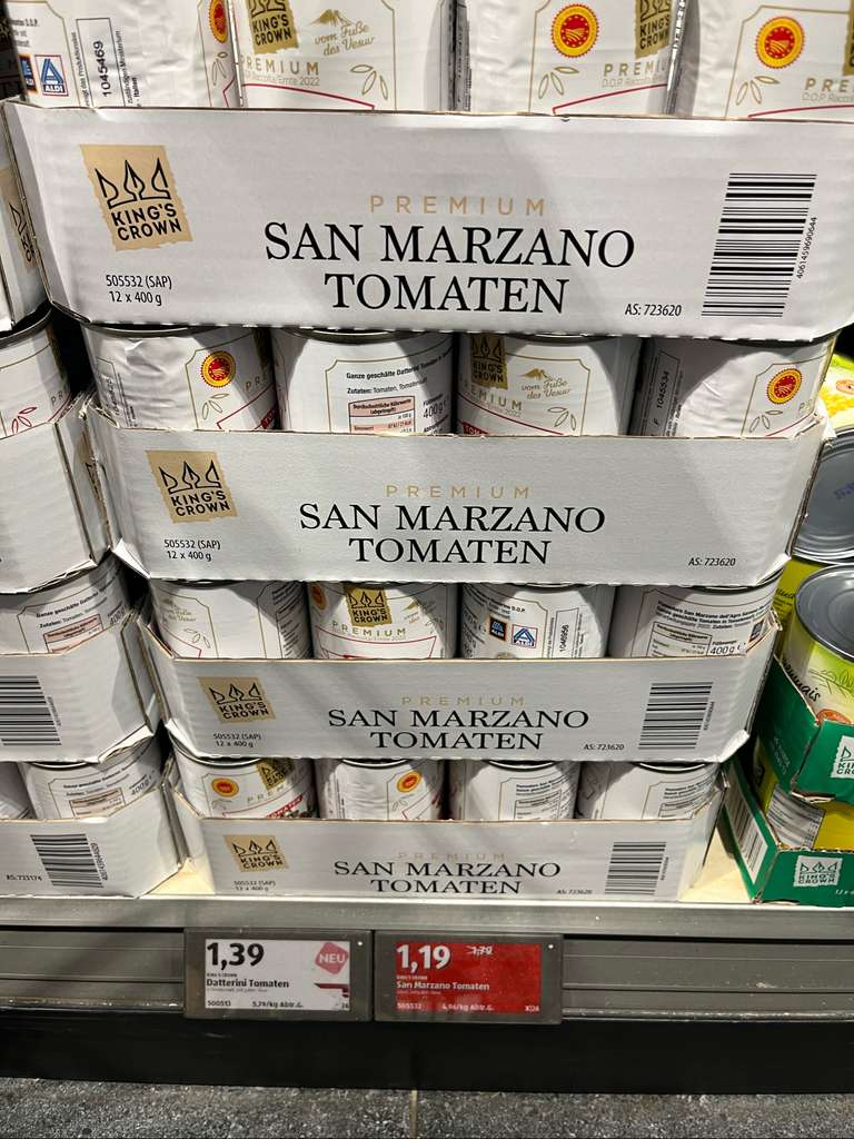San Marzano Tomaten Aldi