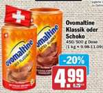 Ovomaltine Extra Schoko Pulver 450 g Dose für 3,99 € (Angebot + Coupon) [HIT]