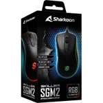 Sharkoon Skiller SGK30 Red, Mechanische Gaming Tastatur RGB & Skiller SGM2 RGB Gaming Maus inkl. Mauspad