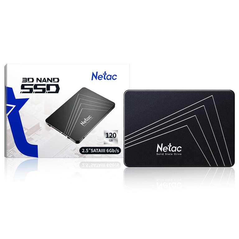 Netac N530S 120GB SSD 2,5 Zoll SATA III für 11,35€ (statt 16€)